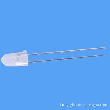 5mm Round LED Diode in Standard T-1 3/4 Type, 1.2V Low-forward Voltage, Water Clear Epoxy